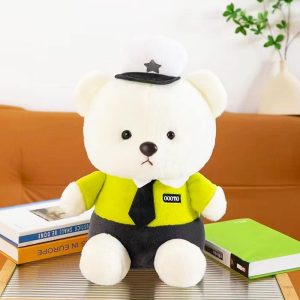 Police Bear Green